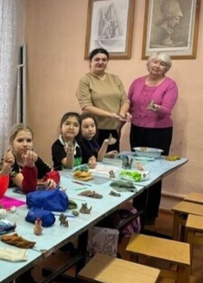 Оренбургская козочка. Мастер-класс