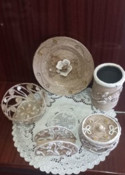 Волшебная джутовая нить. Мастер-класс