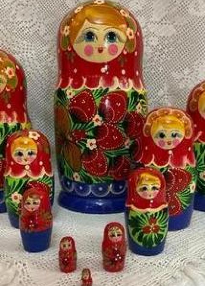 Расписная матрешка